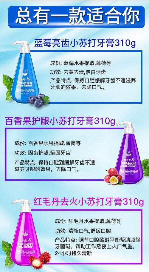 正品小苏打牙膏食品级美白按压式牙齿去黄去口臭烟渍口气清新薄荷